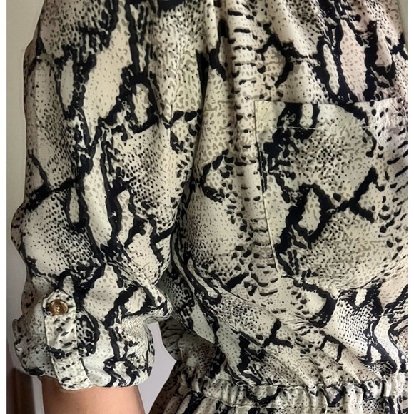 Snake/Python patterned print romper/dress by Karlie; Size Medium - Picture 6 of 16